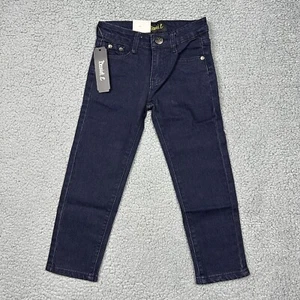 Daniel L Jeans Boys 4 Premium Denimwear Straight Leg Navy Pants Cotton Spandex - Picture 1 of 9