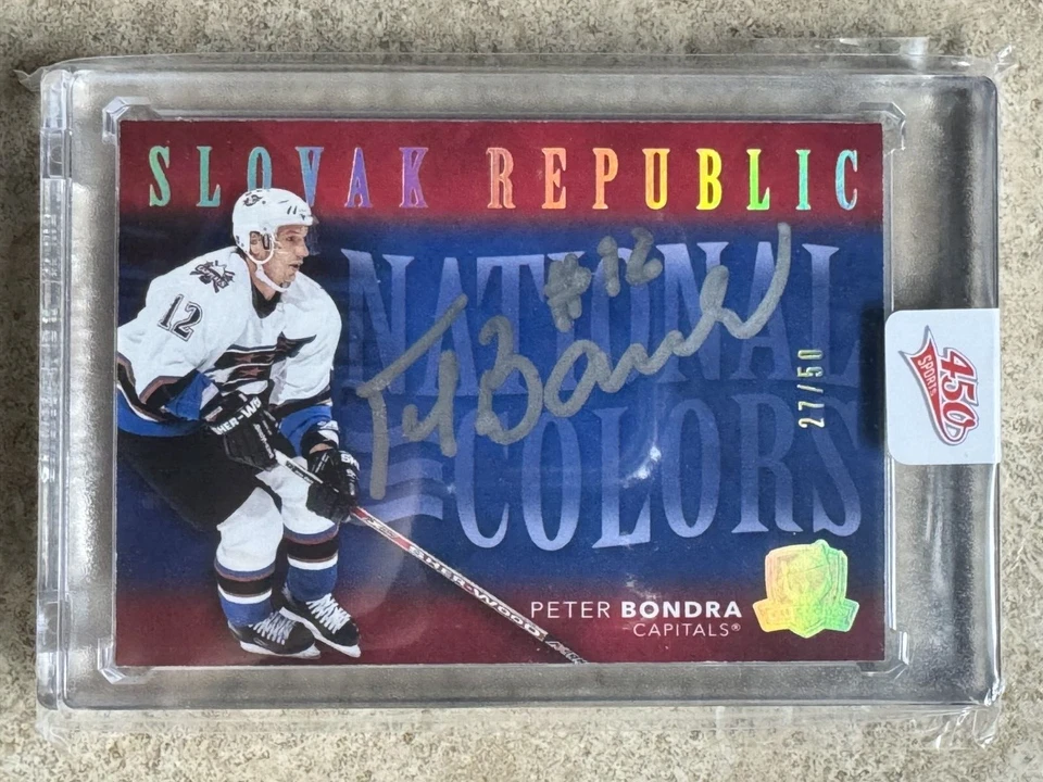 21-22 UD Upper Deck The Cup National Colors Auto #NC-PB PETER BONDRA /50 - Image 1 of 1