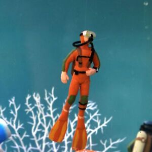 Simulated Pet Sea Animal Diver Figure Fish Tank Toy Diving Model Aquarium Decor