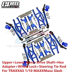 MAXX 1/8 SLASH Alu 7075 Upgraded Kit RC Parts For TRAXXAS 1/10 MAXX SLASH US - Picture 1 of 7