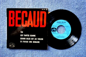 GILBERT BECAUD / EP LA VOIX DE SON MAITRE 7 EGF 663 / BIEM 1963 (F) - Picture 1 of 2