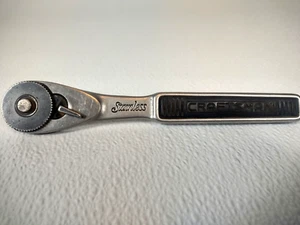 VTG Craftsman Stainless Steel 3/8” Ratchet Patented Item 43762 USA MADE - RARE - Picture 1 of 9