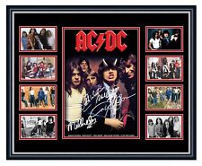 ACDC BON SCOTT YOUNG HIGHWAY TO HELL SIGNED LIMITED EDITION FRAMED MEMORABILIA