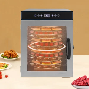 Máquina de secado de alimentos eléctrica de 12 niveles de acero inoxidable secador de frutas deshidratador de alimentos - Imagen 1 de 18