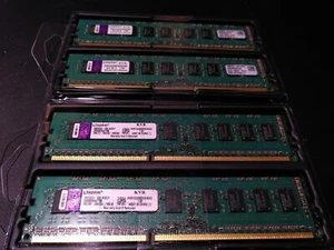 16GB (4x 4GB) ECC DDR3 UDIMM RAM - Kingston KVR1333D3E9S 1333MHz - Bild 1 von 3