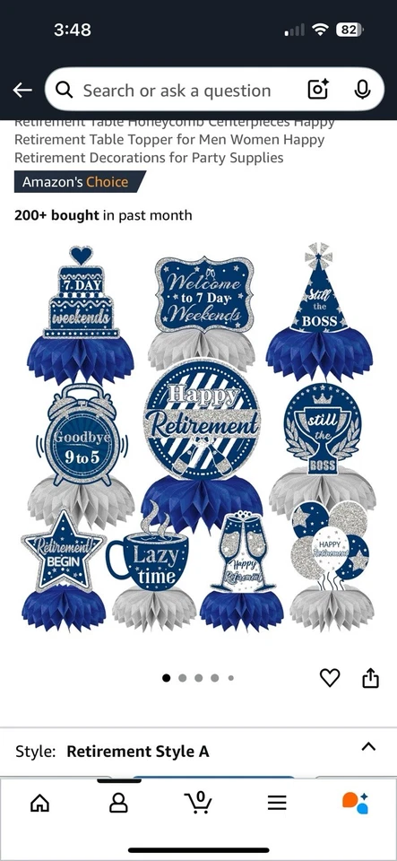 Retirement Decorations - Image 1 of 2