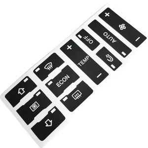 Automotive Air Vent Switches Decal Adds Personality & Style for German Car - Picture 1 of 8