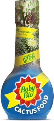 BABYBIO Baby Bio Cactus Food, 175ml - Liquid Concentrate Fertiliser - Specially.
