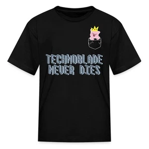 Technoblade Pig In A Pocket Technoblade Never Dies Kid's T-Shirt - Picture 1 of 10