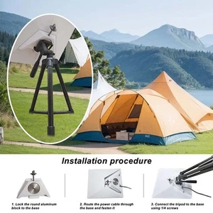 For Starlink For Mini Tripod Mount Adapter Lightweight and Perfect for Travel - Afbeelding 1 van 7