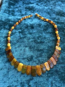 Bernstein Collier Kette, ca 27 Gramm, Durchmesser ca. 17,5 cm - Bild 1 von 4