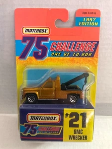 Matchbox GOLD CHALLENGE 1997 - #21 GMC WRECKER Tow Truck - Only 10,000 Made - Picture 1 of 3