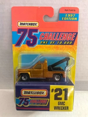 Matchbox GOLD CHALLENGE 1997 - #21 GMC WRECKER Tow Truck - Only 10,000 Made - Image 1 of 3
