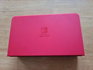 Official Nintendo Switch RED OLED DOCK ONLY - Picture 1 of 2