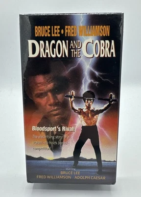 Dragon And The Cobra (VHS, 1991)  Bruce Lee Fred Williamson / NEW Sealed OOP - Image 1 of 3