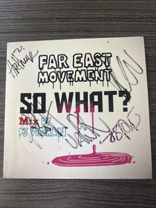 Far East Movement So What? CD AUTOGRAPH SIGNATURE RARE Electronic Music - Picture 1 of 5
