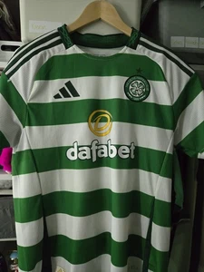 Celtic FC Home Kit 2024/2025 - Mens Large - Short Sleeve - Player Shirt - Picture 1 of 9