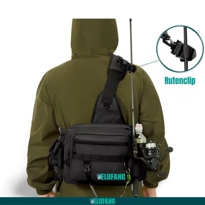 ✅ELBFANG ANGELTASCHE | Wobbler Jerkbaits Gummifische verstauen | Kunstköder Bag - Bild 1 von 4