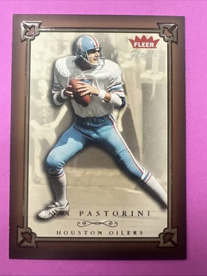 2004 Fleer Greats Of The Game Football - DAN PASTORINI #55 - Houston Oilers - Image 1 of 2