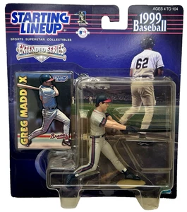 Serie extendida de béisbol Greg Maddux Atlanta Braves MLB alineación inicial 1999 - Imagen 1 de 2