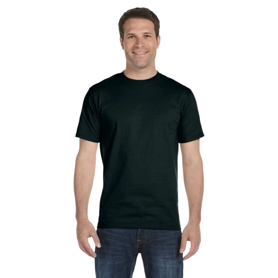 Gildan Mens G500 Solid Heavy Cotton Plain Short Sleeve Blank Casual Fit T-Shirt