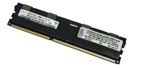 IBM 49Y1445 4GB 2Rx4 PC3-10600R DDR3 ECC REG Memory 49Y1435 47J0156 - Image 1 of 1
