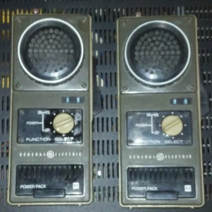 SERVICED +TESTED! Pair GE Recon-1 CB Walkie Talkie Radios - Model #3-5961-C 5/77 - Picture 1 of 3