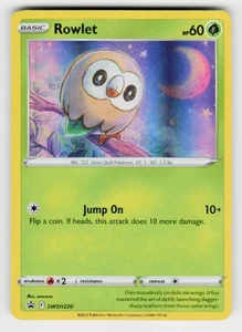 SWSH: Sword & Shield Promo Cards #SWSH220 Rowlet - Picture 1 of 2