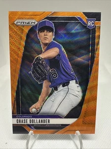 Chase Dollander RC 2025 Prizm Orange Wave #39/49 - #217 Rockies - Imagen 1 de 2