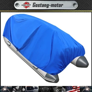 Waterproof Trailerable 17-19 Ft Pontoon Boat Cover Heavy Duty Fabric Storage Bag - Picture 1 of 14