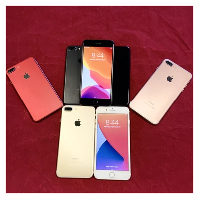 苹果 iPhone 7 Plus 32GB/128GB - 黑色、红色、黑色 | T-Mobile,免运费! — 第 1/4 张图片