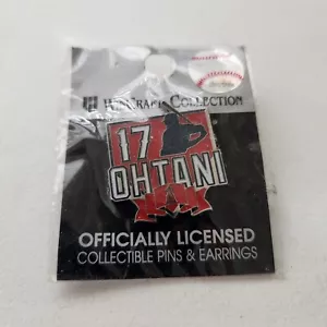 SHOHEI OHTANI LOS ANGELES ANGELS LAPEL PIN #17 2021 JAPAN MLB BASEBALL RED ~ - Picture 1 of 6