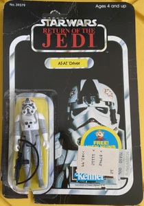 Vintage 1983 Star Wars ROTJ AT-AT DRIVER 48 Back NIEN NUNB STICKER & OFFER Rare! - Bild 1 von 4