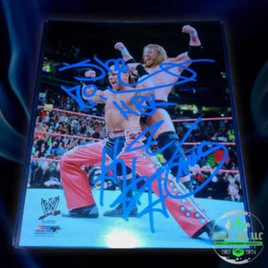 *WWE TRIPLE HHH & SHAWN MICHAELS HBK DUAL SIGNED AUTOGRAPHED DX 8X10 PHOTFILE #D - Picture 1 of 1