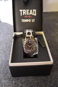 Orologio Leatherman Tread Tempo LT Nero Bracciale Argento Autentico con etichette - Foto 1 di 7