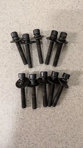 Schraube M6 45/40mm Innensechskant schwarz Stahl 10 Stück - Bild 1 von 3