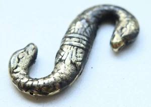 Napoleonische Kriege Bronze Gürtelschnalle Ornament Verbinder ""Schlange"" Reproduktion - Bild 1 von 4