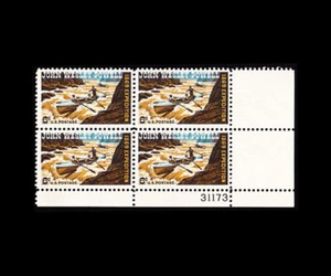 USA 1969 JOHN WESLEY POWER EXPEDITION #1374 PLATE BLOCK MNH - Bild 1 von 1