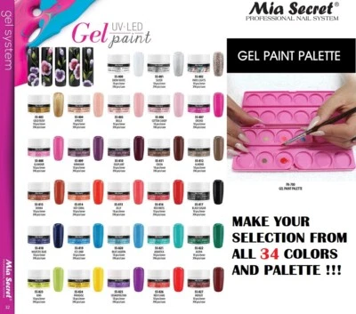 NUOVO!!! Mia Secret Unghie Gel Professionale UV LED Vernice 34 Colori - Scegli il Tuo - Immagine 1 di 4