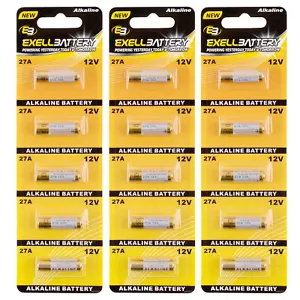 3x 5PK Exell EB-27A Alkaline 12V Battery Compatible With G27 MN27 L828 AG27 - Picture 1 of 6