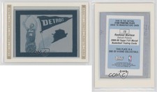 2008-09 Topps T-51 Murad Printing Plate Cyan 1/1 Rasheed Wallace #73