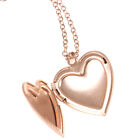 Love Heart Locket Pendants for Women Men Openable Photo Frame Picture Necklace