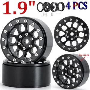 4 PIEZAS llantas de metal Beadlock de 1,9" para 1/10 radiocontrol axial SCX10 TRX4 D90 90046 90047 - Imagen 1 de 12