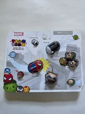Vinilo Marvel Tsum Tsum SERIE 2 9 Pack Spider-Man vs The Siniister Six Anti Venom Foto 1 de 4