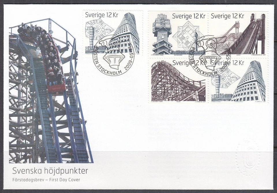 Sweden Scott 2616-7 FDC - Architecture - Image 1 of 1