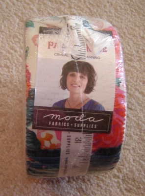 MODA ALGODÓN Tela JELLYROLL 2.5" Tiras PAISLEY ROSE Cristal Manning Jelly Roll Foto 1 de 2