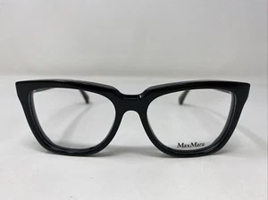 Max Mara MM5115 001 52-16-140 Black Plastic Full Rim Eyeglasses Frame HU16 - Picture 1 of 8