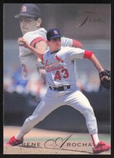 1993 Flair Baseball Card Rene Arocha RC #119 St. Louis Cardinals