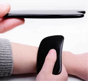Black Gua Sha Scraping Massage Tool Body Massager Guasha SPA Acupuncture  - Picture 1 of 5