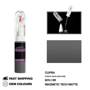 FOR CUPRA MAGNETIC TECH MATTE N7H Touch Up Paint Pen Brush Fix Kit Scratch Chip - Picture 1 of 8